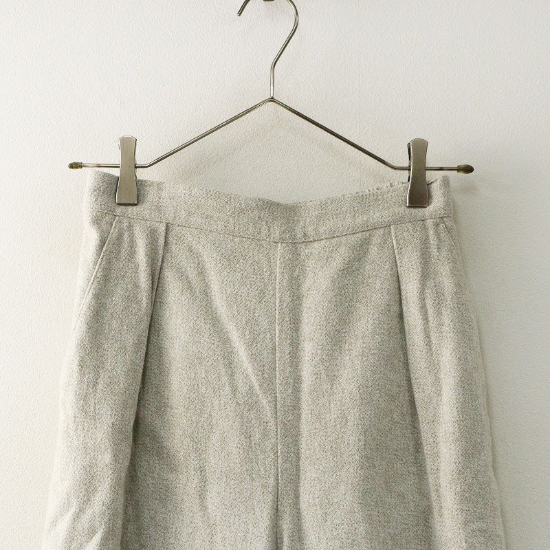 アトリエドゥサボン l'atelier du savon タックワイドテーパードパンツ