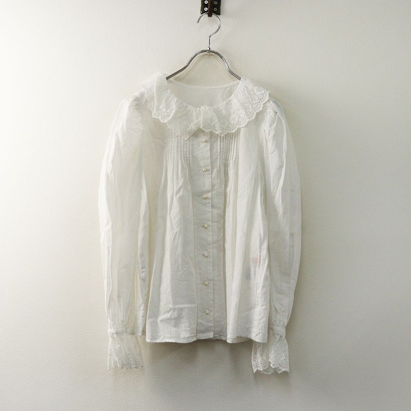 ユキエモン yukiemon フランシュリッペ ベールブラウス M＼ホワイト
