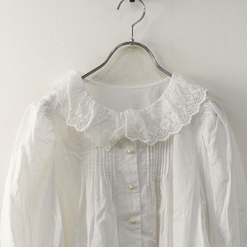 ユキエモン yukiemon フランシュリッペ ベールブラウス M＼ホワイト