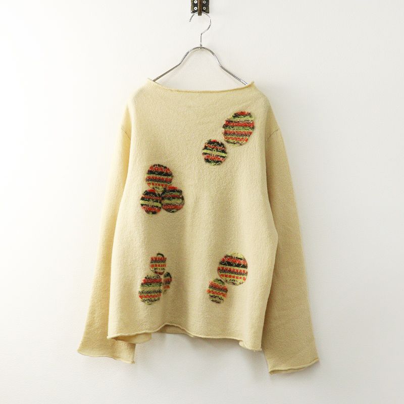 センソユニコ ジウ Sensounico 慈雨 ドットジャガード 縮絨ウール