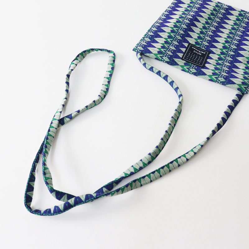 美品 2023AW ミナペルホネン mina perhonen pocket bag pesce＼グリーン系 ショルダーバッグ ポケットバッグ【2400014626797】 美品 2023AW ミナペルホネン mina perhonen pocket bag pesce