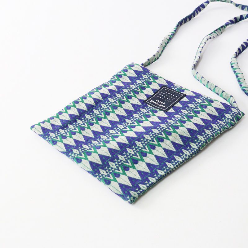 美品 2023AW ミナペルホネン mina perhonen pocket bag pesce