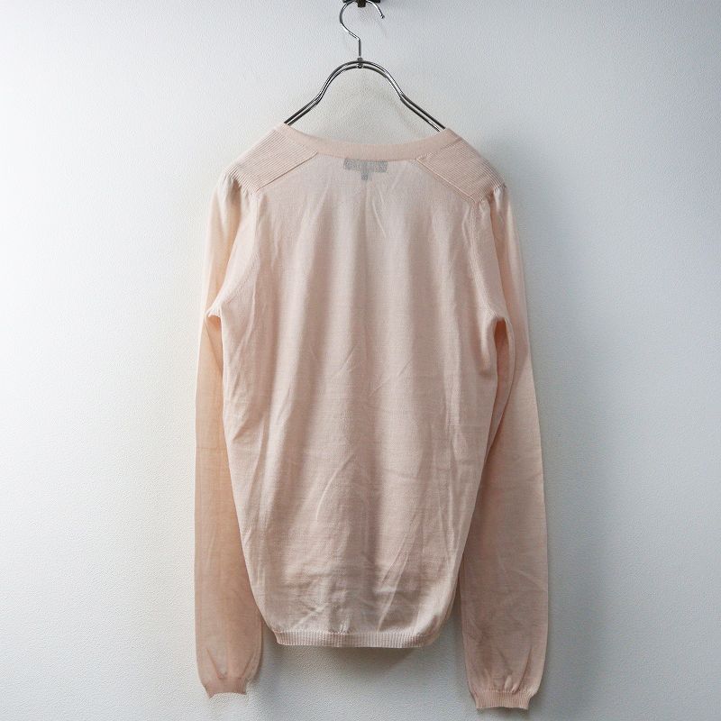 人気 ドゥロワー Drawer 18GカシミヤシルクVネックカーディガン 1