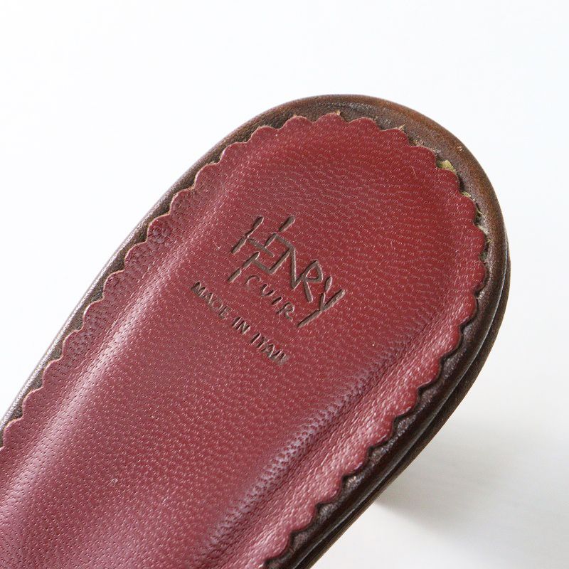 HENRY CUIR アンリークイール　サンダル　38 HENRY CUIR アンリークイール サンダル 38 アンリークィール サンダル