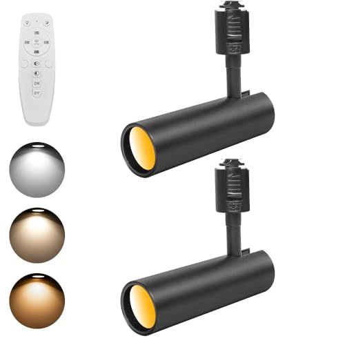 新品】SPAHER ダクトレール用スポットライト 照明 無段階調光調色 LED