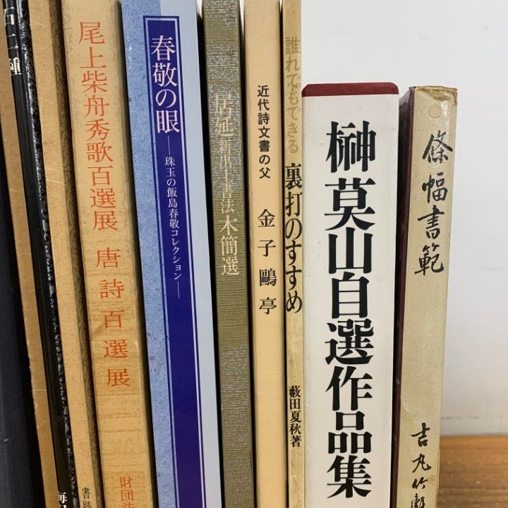 □01)【1点限り!】書道などの本/まとめ売り11冊セット/詩文書/習字