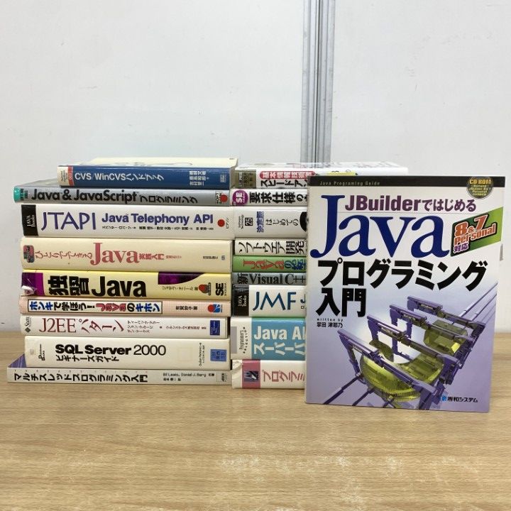 プログラミング技術書19冊セット □01)【1点限り!】IT関連の本 まとめ売り19冊セット/JAVA