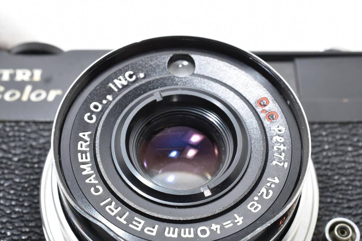 ☆ ペトリ PETRI COLOR 35 ブラック コンパクト フィルムカメラ ☆ L33