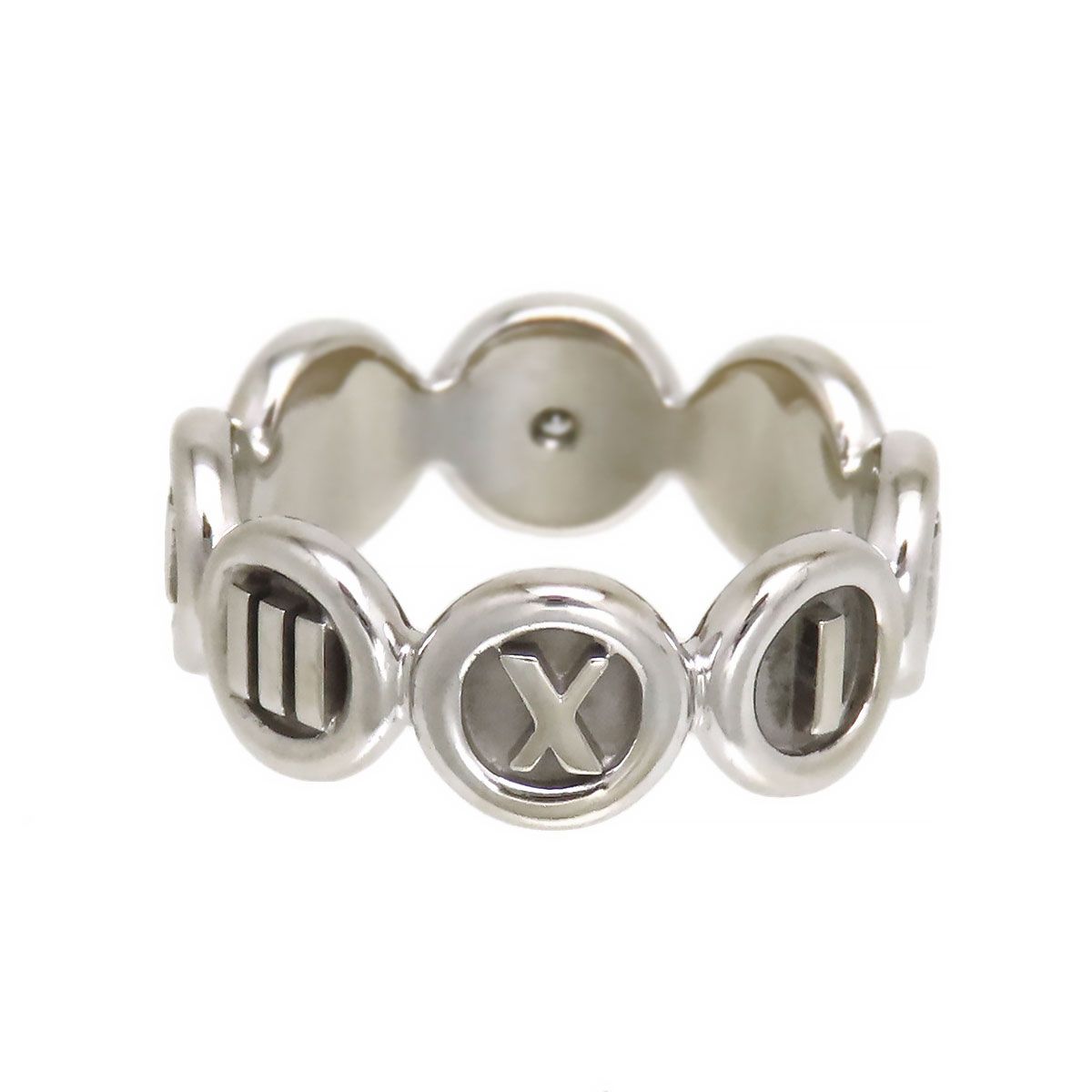 ❝レア品❞ ティファニー アトラス リング 51(11号) WG750 ダイヤ ❝レア品❞ ティファニー アトラス リング 51(11号) WG750 ダイヤ