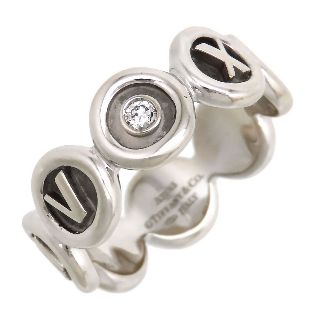 ティファニー アトラス リング ダイヤモンド #11 750 (K18WG