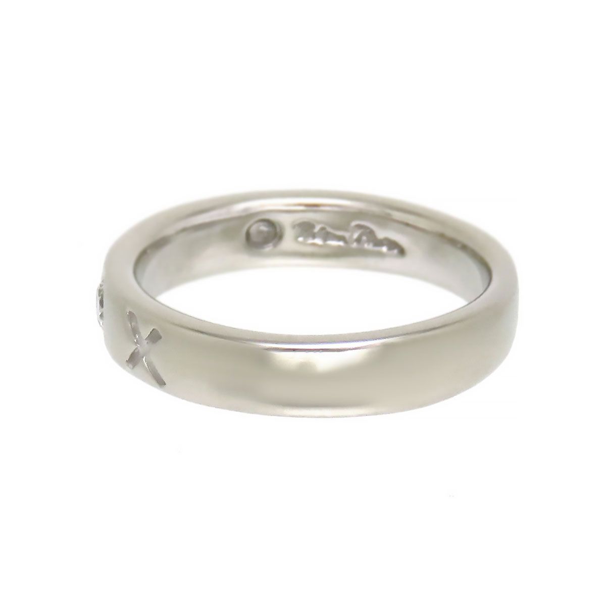 ティファニー キス ダイヤモンド リング #10 750 (K18WG) レディース