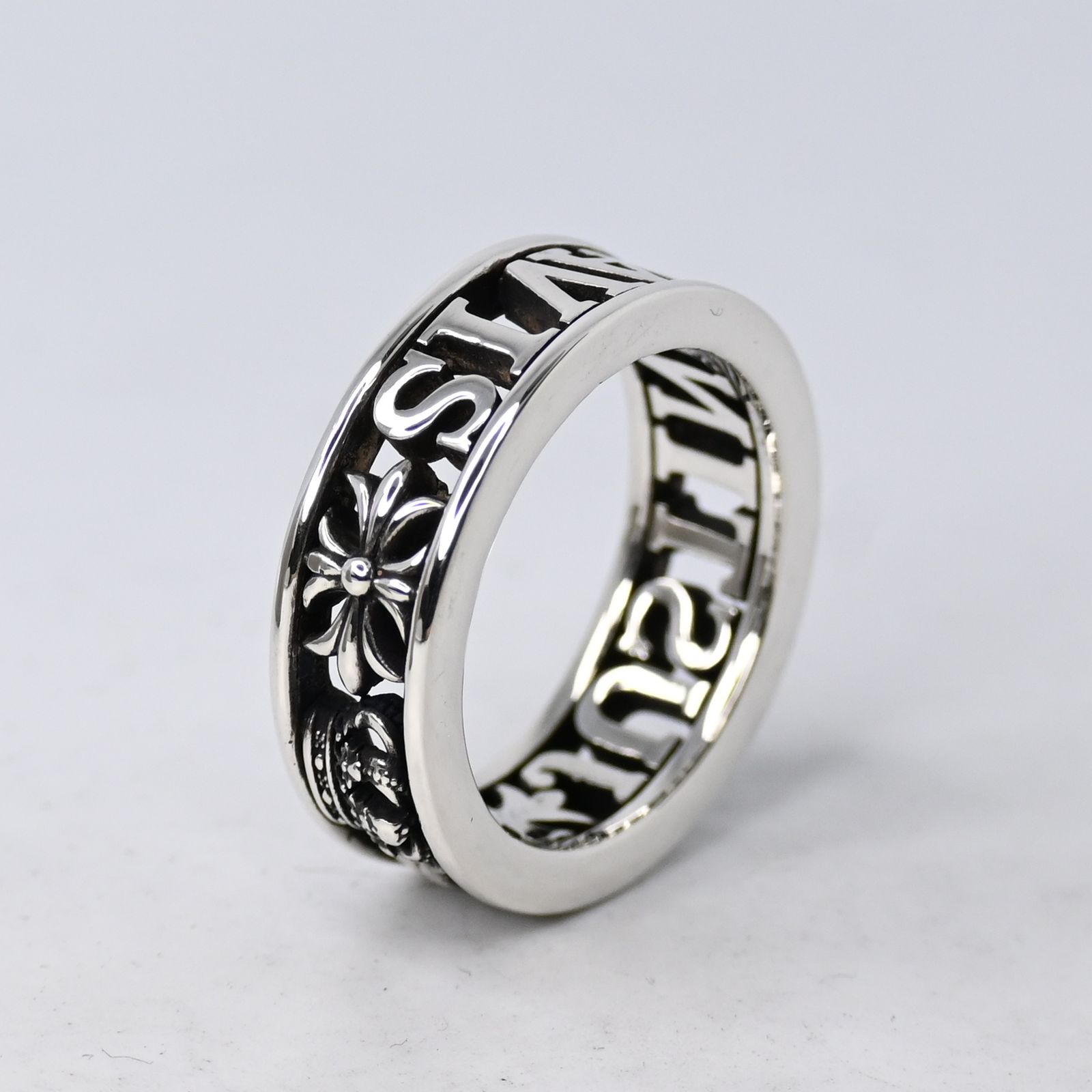 研磨済】 JUSTIN DAVIS MAD LOVE リング 17号 SRJ666 ジャスティン