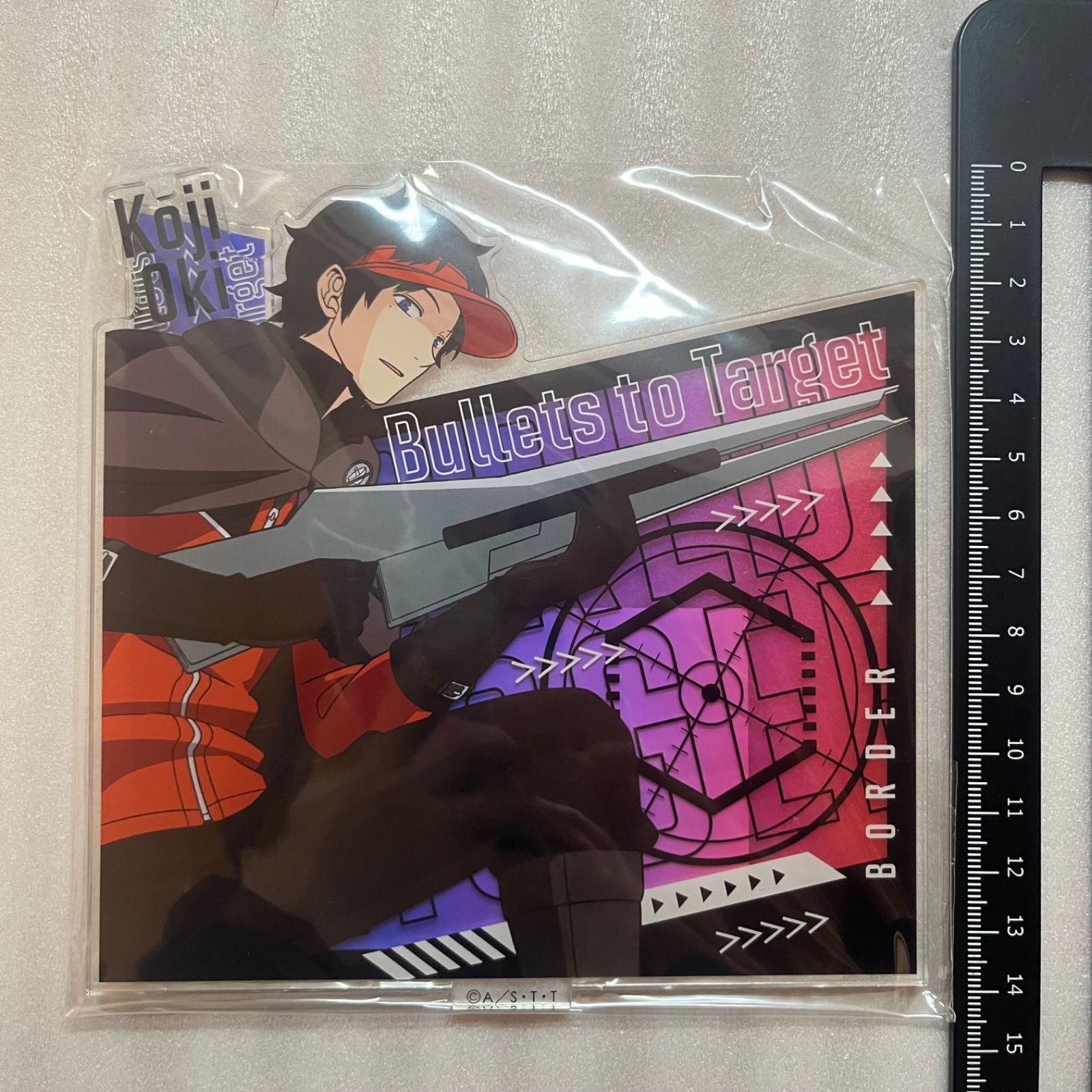 ワールドトリガー アクリルスタンド 隠岐孝二 Bullets to Target G7