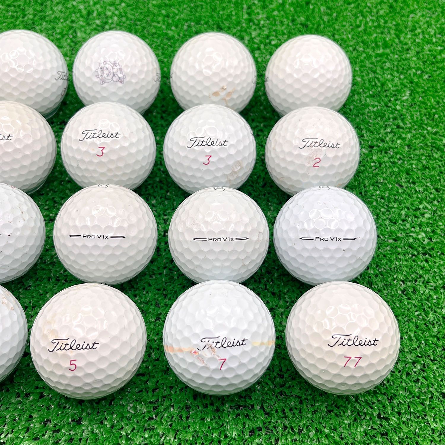 ロストボール タイトリスト Pro V1x 20球 2023年モデル ホワイト C