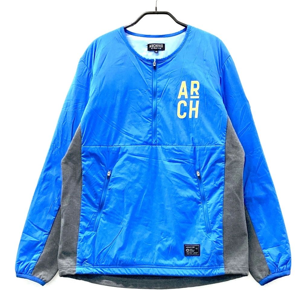 サイズ：46 ARCHIVIO アルチビオ 中綿切替 ハーフジップブルゾン