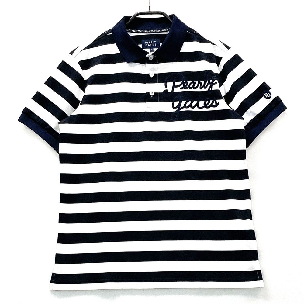 サイズ：4 PEARLY GATES パーリーゲイツ 2023年モデル 半袖ポロシャツ