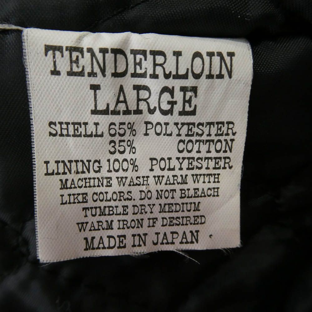 TENDERLOIN テンダーロイン T-WJL リブワークジャケット ブラック系 L