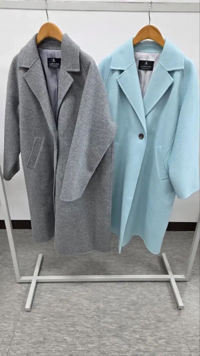 LANVIN COLLECTION ランバンコレクション カシミア ブレンド オーバー