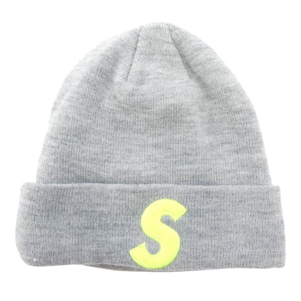 Supreme シュプリーム 19AW x New Era S Logo Beanie Heather Grey