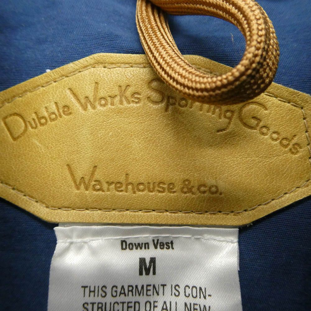 WAREHOUSE ウエアハウス DUBBLE WORKS ダブルワークス ダウン ベスト