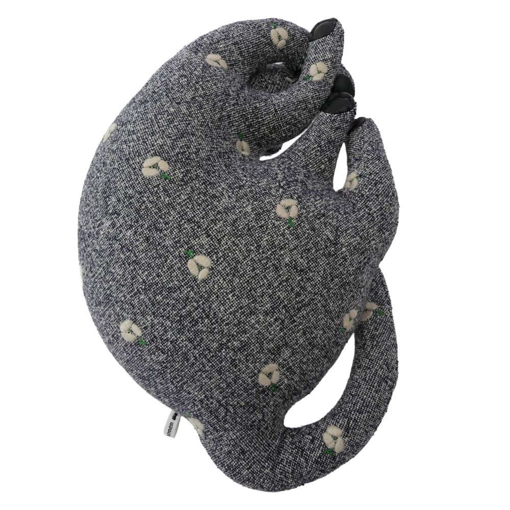 mina perhonen ミナペルホネン necco cushion ねっこ ネコ レザー切替