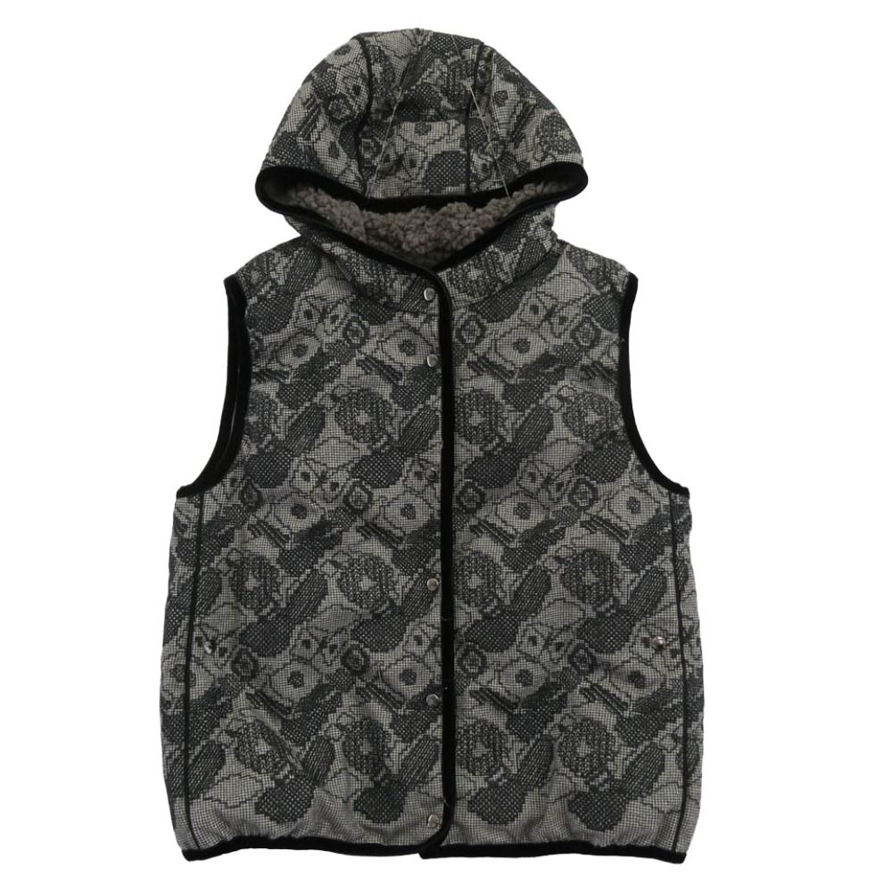 最終 ミナペルホネン stitch garden ダウンベスト 38 新品タグ mina perhonen ミナペルホネン 24AW aca2406 stitch garden ステッチ