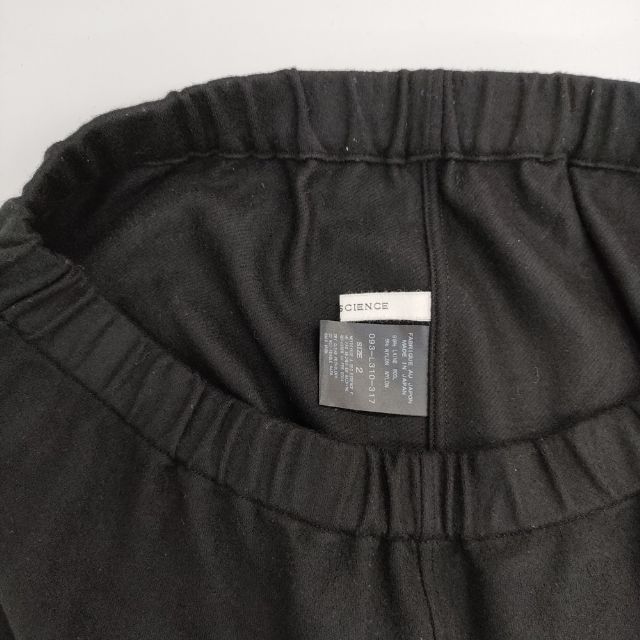 ARTS&SCIENCE イージーパンツ ウール混 093-L310-317 パンツ ブラック