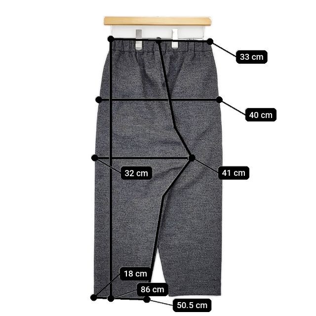 ARTS&SCIENCE ヘリンボーン イージーパンツ 083-L313-331 ウール