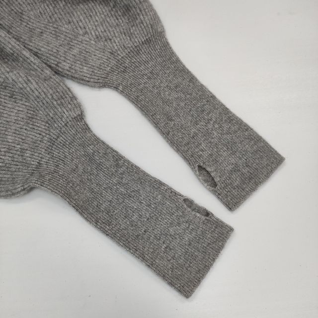 BATONER CASHMERE FOX HIGH NECK TUNIC カシミアフォックスハイネック