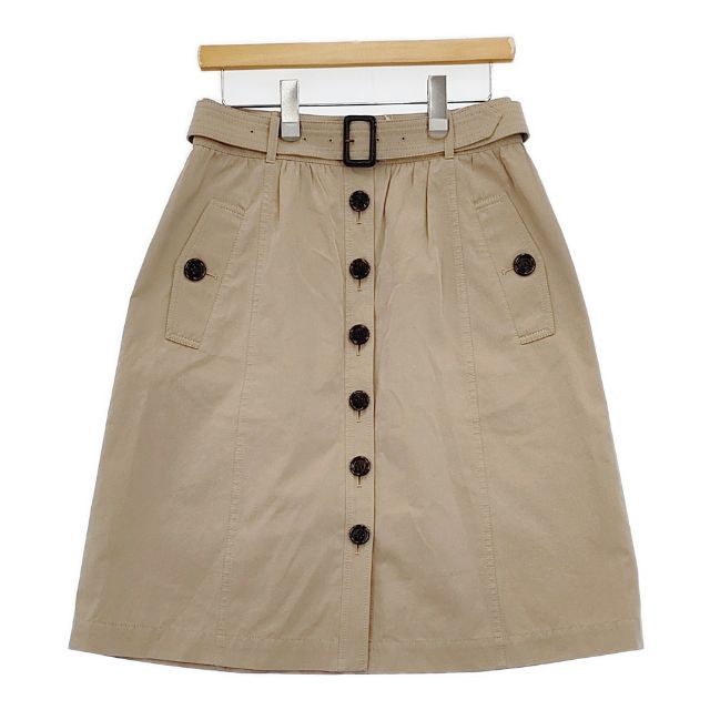 BURBERRY LONDON ベルト付き スカート ベージュ レディース バーバリー