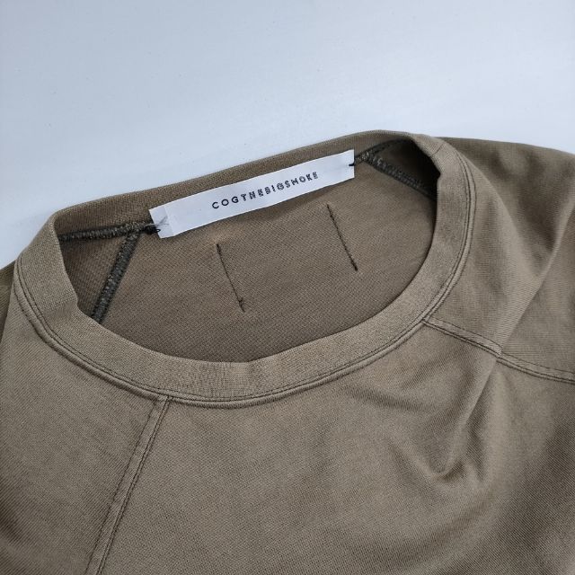 COGTHEBIGSMOKE MASSIVE SWEAT オーバーサイズ スウェット 21SS カーキ