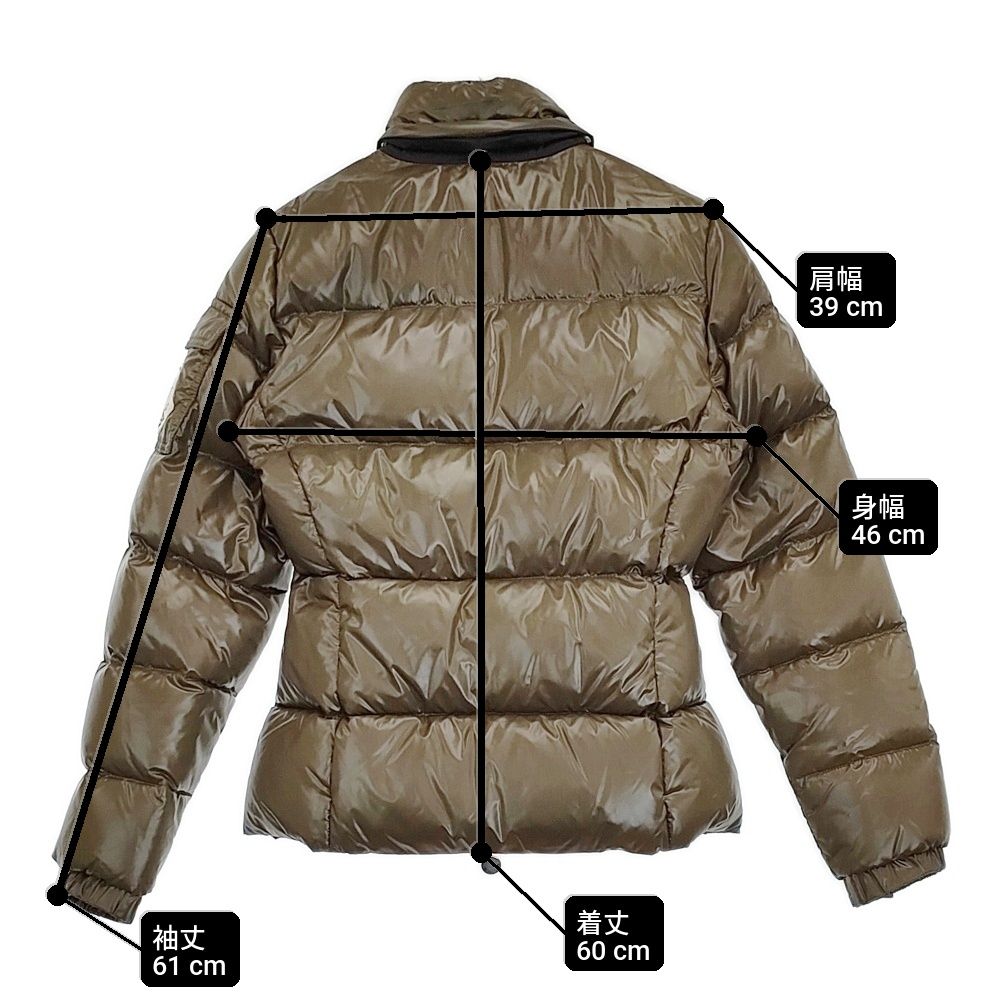 MONCLER BADIA サイズ00 ダウンジャケット カーキ レディース