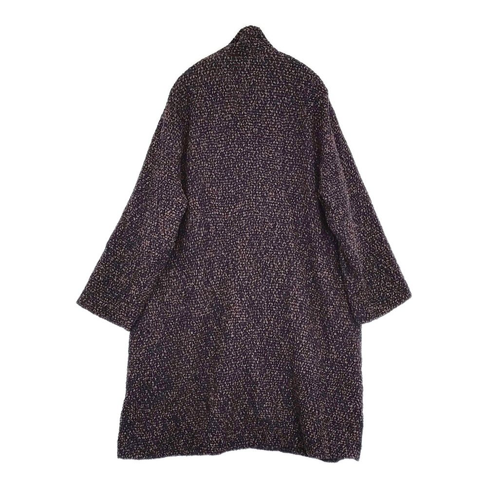 JURGEN LEHL ウールシルク スタンドカラー J0103FC232 コート ネイビー