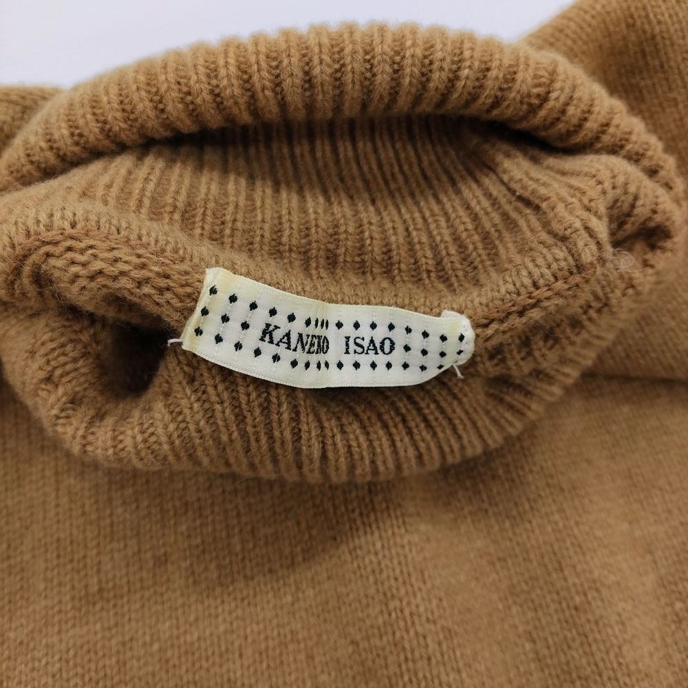 KANEKO ISAO K73KA29 タートルネック ラムウール セーター ニット