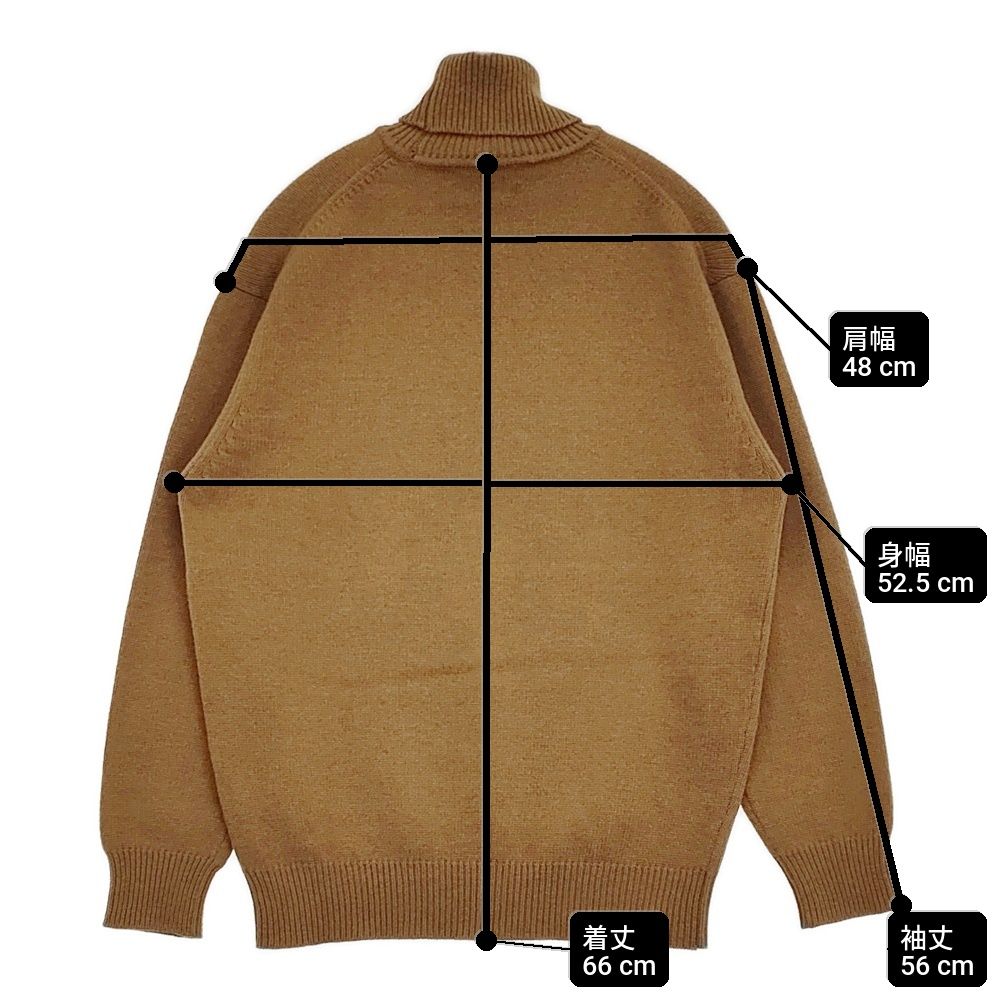 KANEKO ISAO K73KA29 タートルネック ラムウール セーター ニット