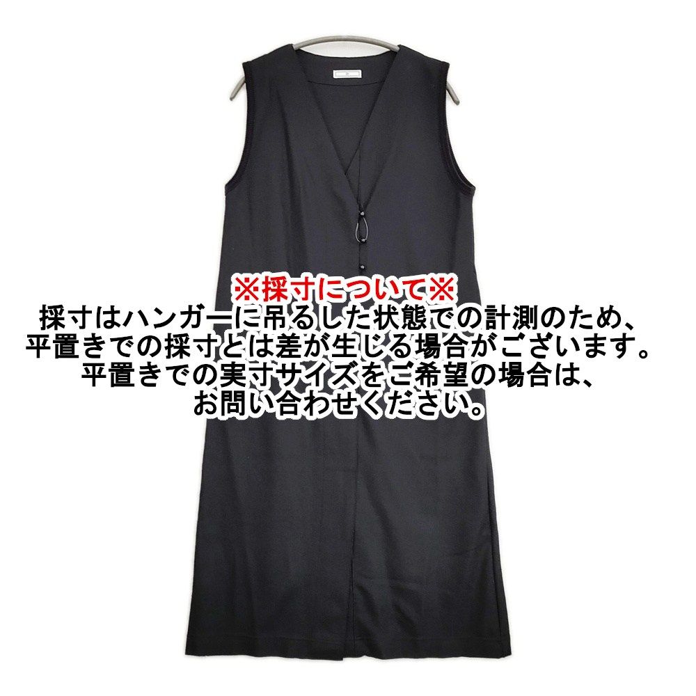 CLASKA D ウールフラノ ノースリーブワンピース 定価22000円 0211-0327