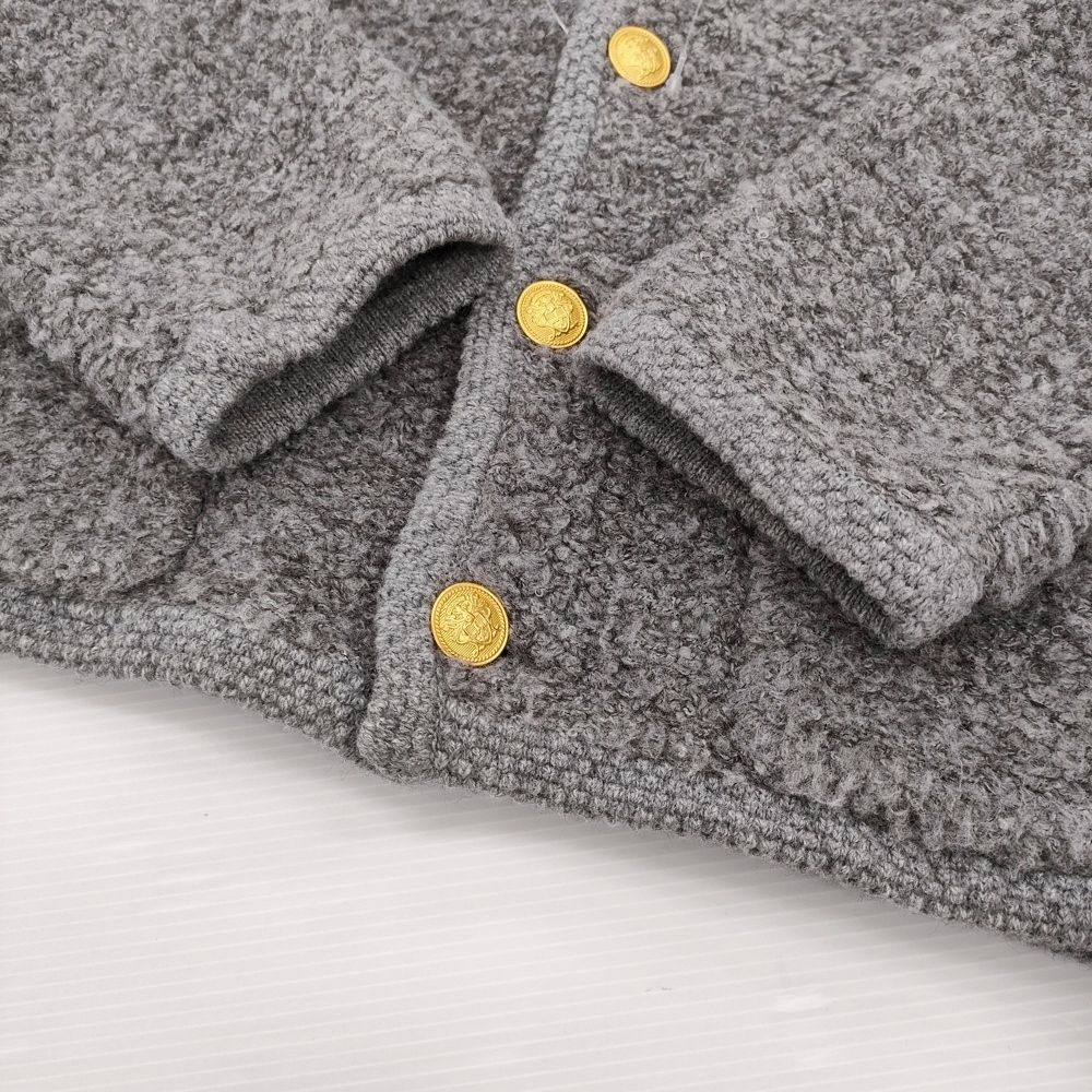 MACPHEE ムートン クルーネックカーディガン 定価30800円 12-02-34