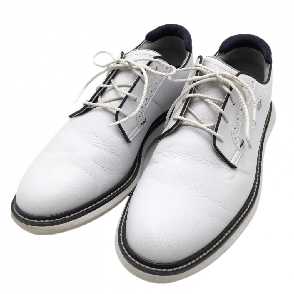 フットジョイ ゴルフシューズ 白×ネイビー 57948J スパイクレス メンズ