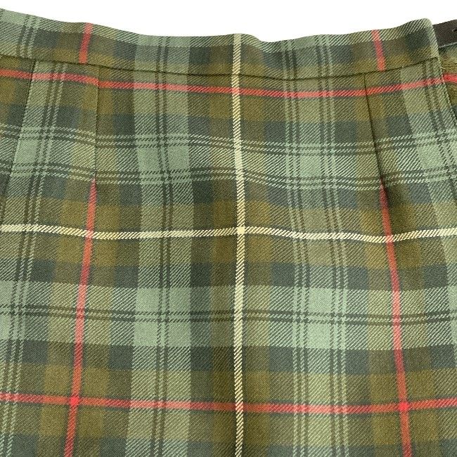 GLEN NEVIS ラップスカート 巻きスカート ミディアム丈 ギャザー