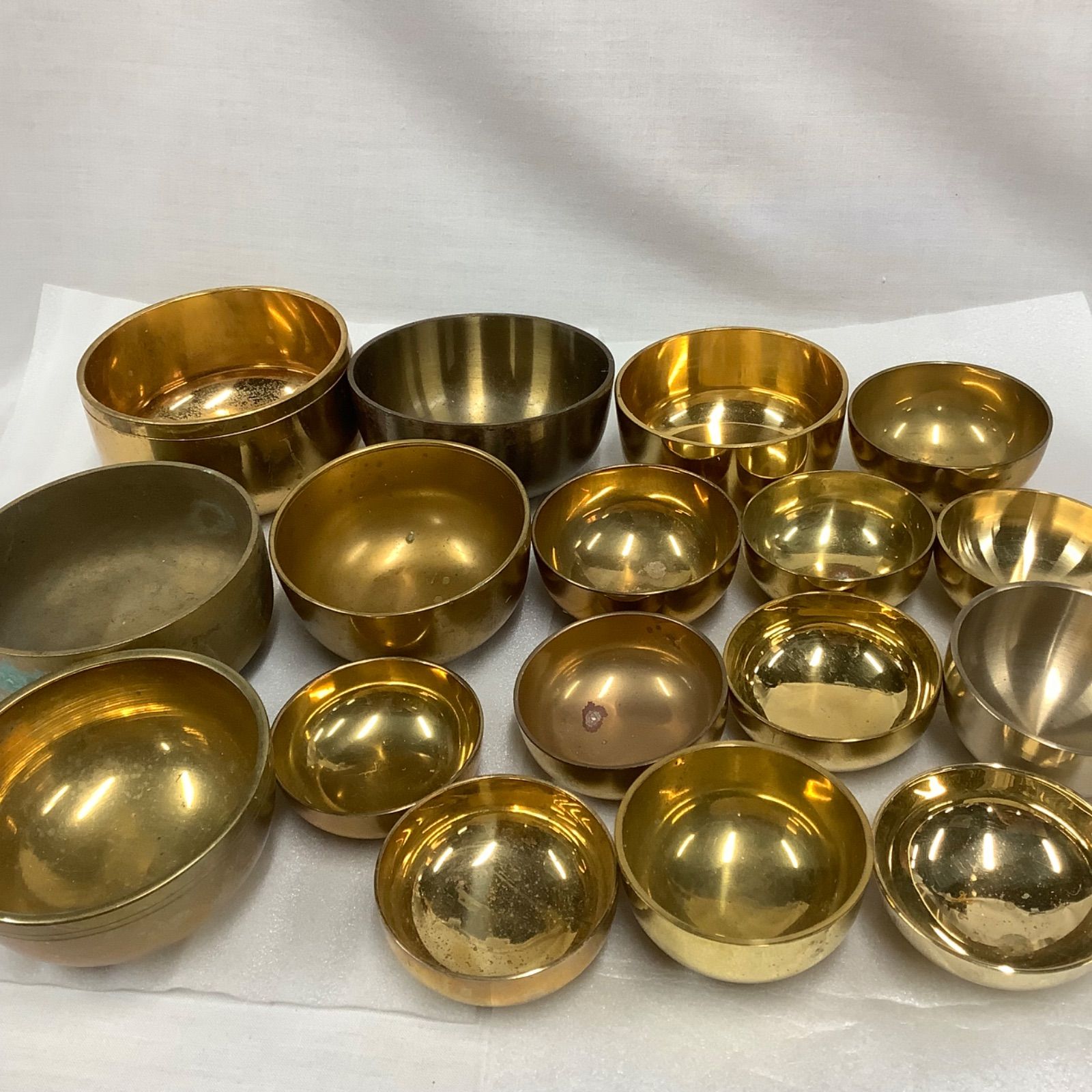 中古】金色　おりん　まとめ売り　仏具　約2.4kg S340