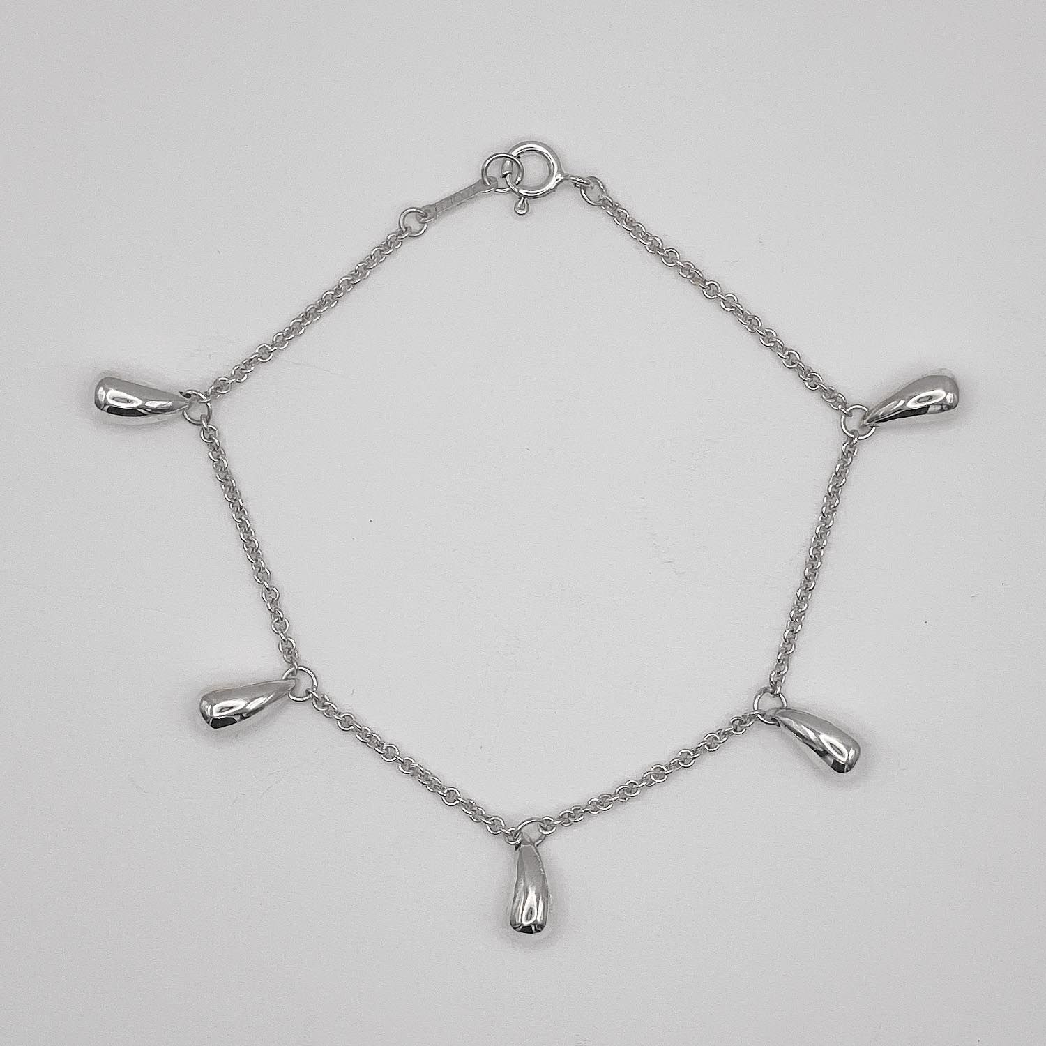 Tiffany&Co. ティファニー ティアドロップ 5P ブレスレット エルサ