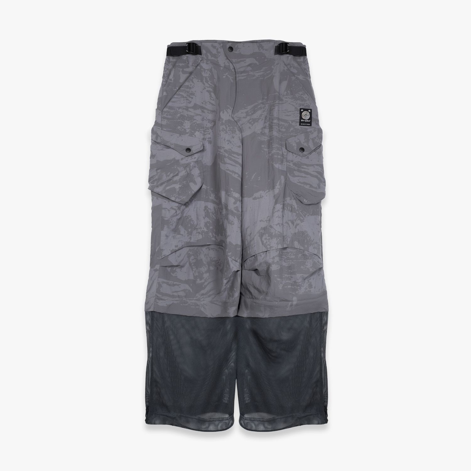 WAVE OF SAND | ROCKTONE KAVE PANTS (CHARCOAL) ナイロンパンツ フライトパンツ カーゴパンツ ボトムス メンズ チャコール