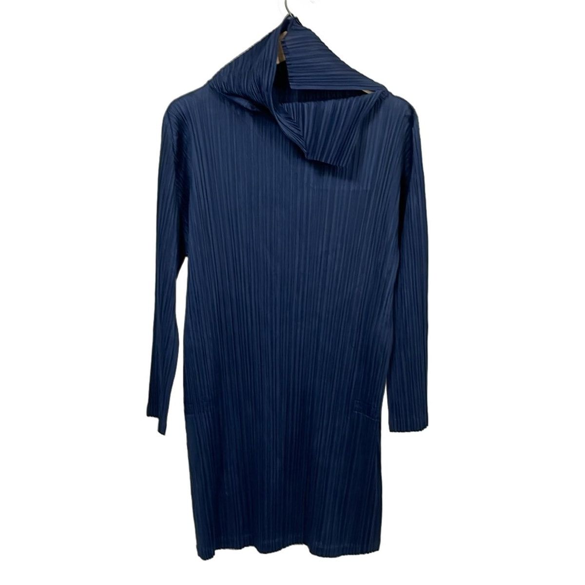 PLEATS PLEASE(プリーツプリーズ) ワンピース レディース - ネイビー