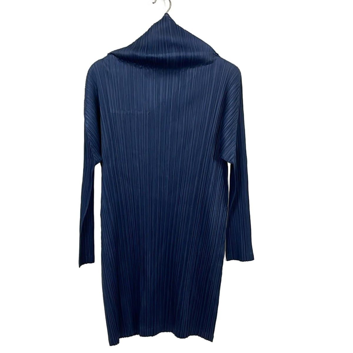PLEATS PLEASE(プリーツプリーズ) ワンピース レディース - ネイビー