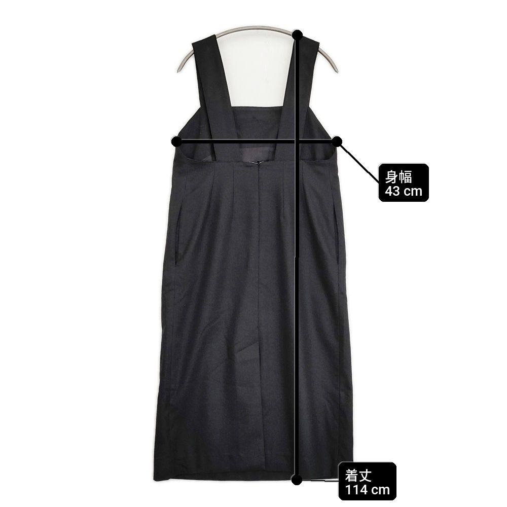 MARGARET HOWELL/FOX BROTHERS FLANNEL DRESS 定価80300円 578-1256001