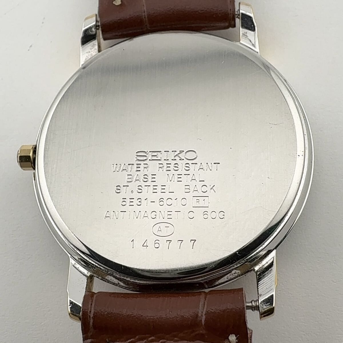 SEIKO 5E31-6C10 セイコー DOLCE ドルチェ クォーツ メンズ ボーイズ 