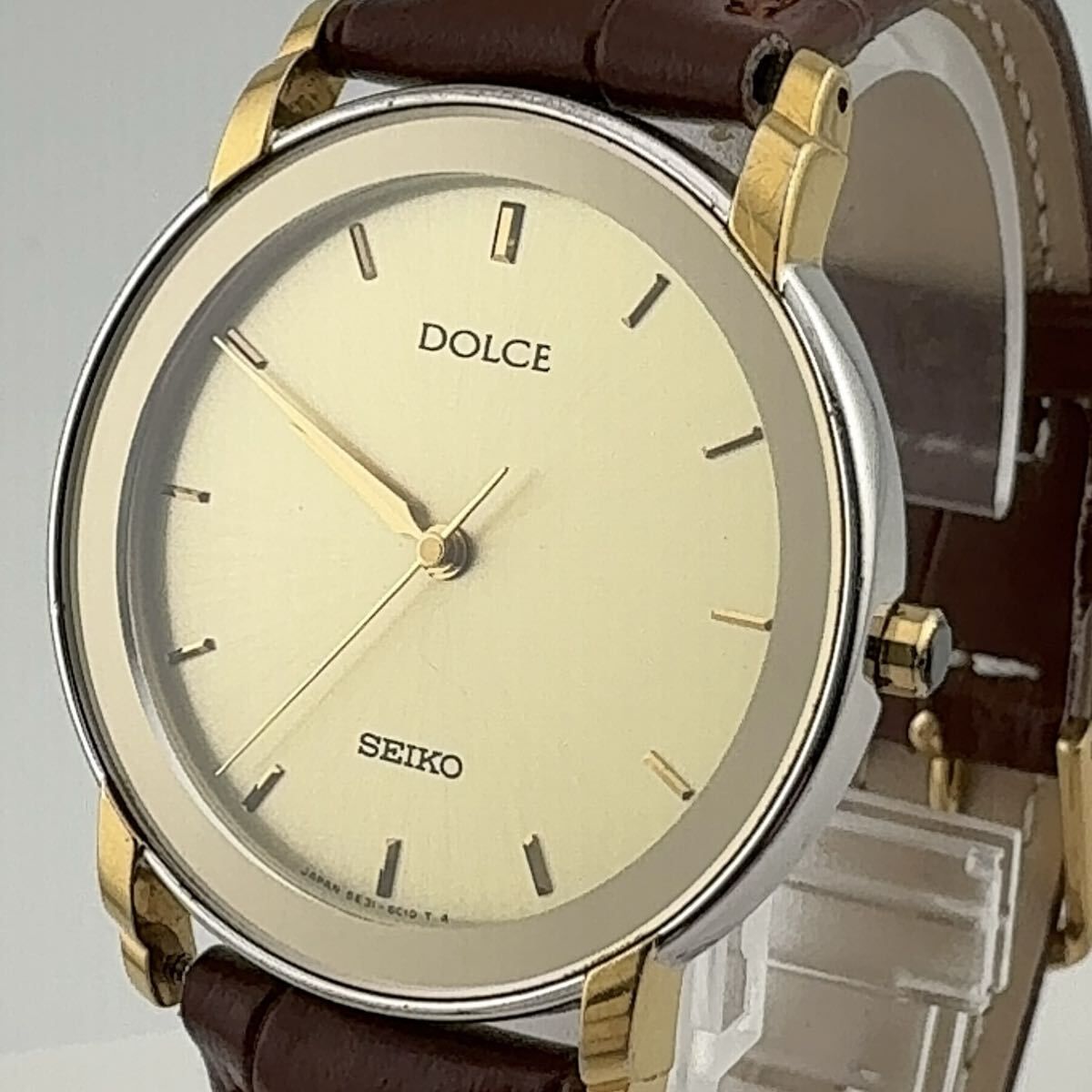SEIKO 5E31-6C10 セイコー DOLCE ドルチェ クォーツ メンズ ボーイズ 