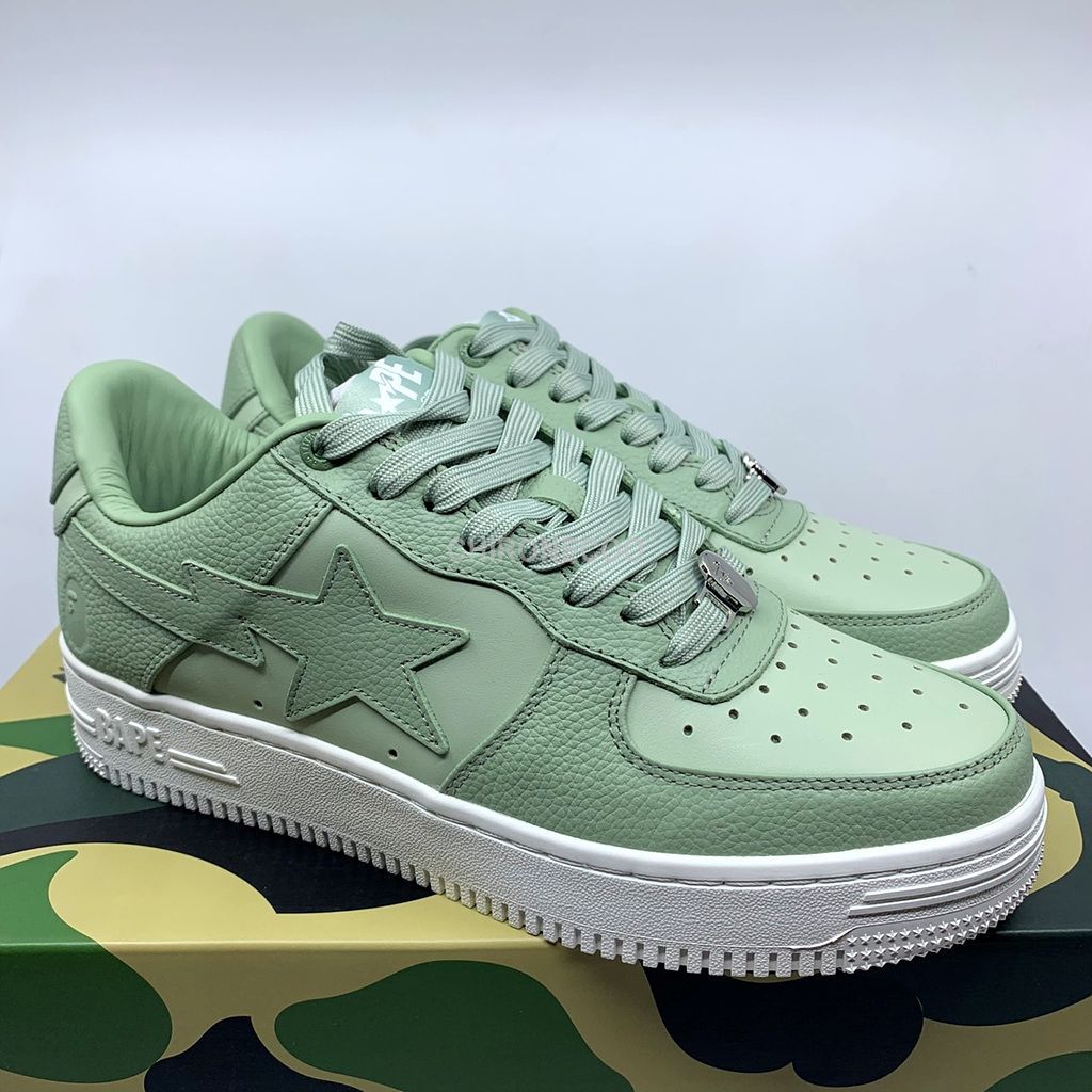 メンズ A BATHING APE BAPESTA #9 GREEN べイプスタ US 8.5