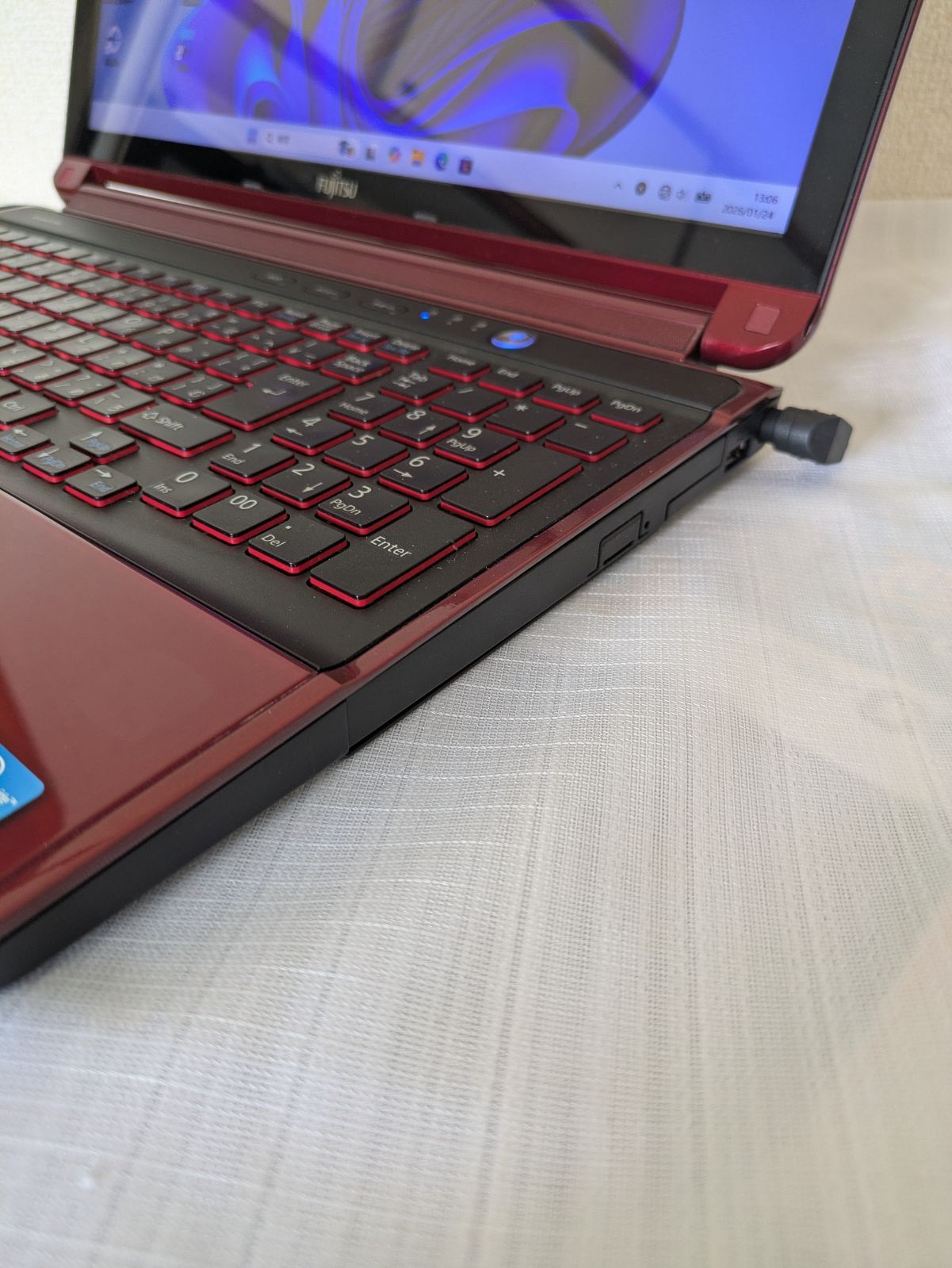 爆速i7/大容量SSD500G】富士通 ノートパソコン Core i7 メモリ 8GB