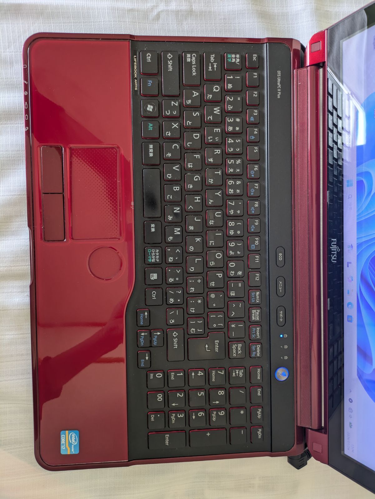 爆速i7/大容量SSD500G】富士通 ノートパソコン Core i7 メモリ 8GB